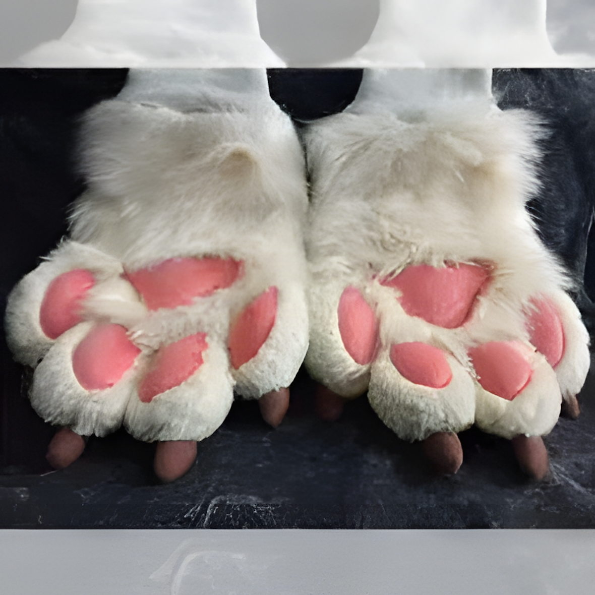 Fur coat paws to order